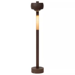 Lucide ESTAL - Sokkellamp - LED - 1x9W 2700K - IP54 - Roest bruin