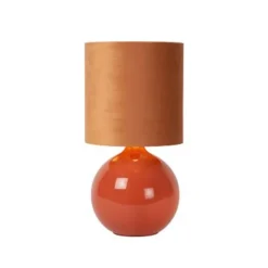 Lucide ESTERAD Tafellamp-Oranje-1xE14-60W-Glas