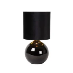 Lucide ESTERAD Tafellamp-Zwart-1xE14-60W-Glas
