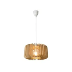 Lucide ETTA - Hanglamp - Ø 29 cm - 1xE27 - Licht hout