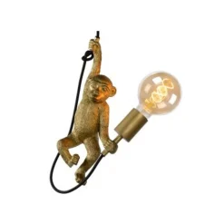 Lucide EXTRAVAGANZA CHIMP - Hanglamp - Ø 18 cm - 1xE27 - Zwart