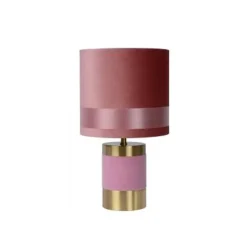Lucide EXTRAVAGANZA FRIZZLE - Tafellamp - Ø 18 cm - 1xE14 - Roze