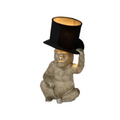 Lucide EXTRAVAGANZA GUST - Tafellamp - Ø 22,5 cm - 1xE14 - Zwart