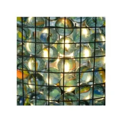 Lucide EXTRAVAGANZA MARBELOUS - Tafellamp - Ø 15 cm - 1xE14 - Transparant