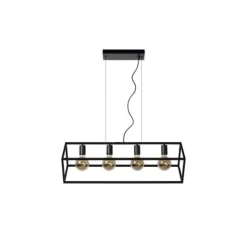 Lucide FABIAN - Hanglamp - 4xE27 - Zwart Lucide