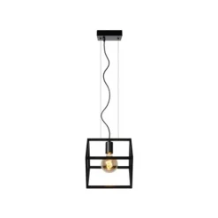 Lucide FABIAN - Hanglamp - 1xE27 - Zwart