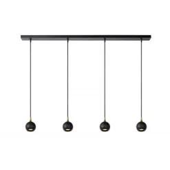 Lucide FAVORI - Hanglamp - 4xGU10 - Zwart