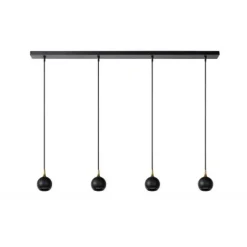 Lucide FAVORI - Hanglamp - 4xGU10 - Zwart