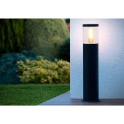 Lucide FEDOR - Sokkellamp Buiten - 1xE27 - IP44 - Zwart