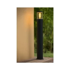 Lucide FEDOR - Sokkellamp Buiten - 1xE27 - IP44 - Zwart