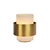 Lucide FIRMIN - Tafellamp - Ø 20 cm - 1xE27 - Mat Goud / Messing
