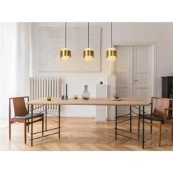 Lucide FIRMIN Hanglamp-Mat Go.-3xE27-40W-Glas