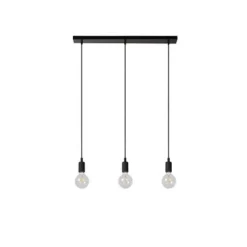 Lucide FIX MULTIPLE Pendel 3xE27/60W Zwart