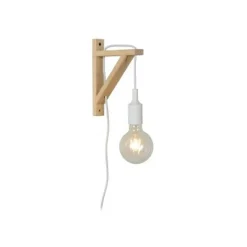 Lucide FIX WALL - Wandlamp - 1xE27 - Wit Lucide
