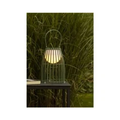 Lucide FJARA - Tafellamp Buiten - Ø 17,5 cm - LED Dimb. - 1x0,3W 3200K - IP44 - Groen Lucide