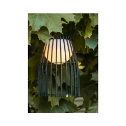 Lucide FJARA - Tafellamp Buiten - Ø 17,5 cm - LED Dimb. - 1x0,3W 3200K - IP44 - Zwart Lucide