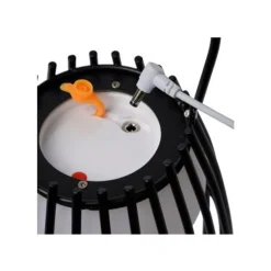 Lucide FJARA - Tafellamp Buiten - Ø 17,5 cm - LED Dimb. - 1x0,3W 3200K - IP44 - Zwart Lucide