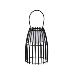 Lucide FJARA - Tafellamp Buiten - Ø 17,5 cm - LED Dimb. - 1x0,3W 3200K - IP44 - Zwart Lucide
