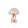 Lucide FUNGO Tafellamp-Roze-1xE27-60W-Glas