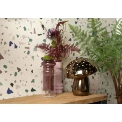 Lucide FUNGO Tafellamp-Zwart .-1xE14-25W-Porsel.