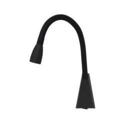 Lucide GALEN-LED - Bedlamp - LED - 1x3W 3000K - Zwart Lucide