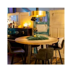 Lucide GIADA - Hanglamp - Ø 50 cm - 1xE27 - Mat Goud / Messing