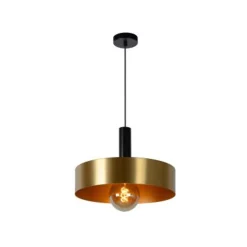 Lucide GIADA - Hanglamp - Ø 40 cm - 1xE27 - Mat Goud / Messing