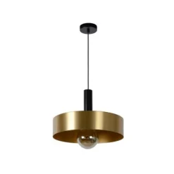 Lucide GIADA - Hanglamp - Ø 40 cm - 1xE27 - Mat Goud / Messing