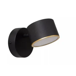 Lucide GIAN - Wandlamp - LED Dimb. - Zwart