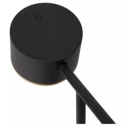 Lucide GIAN Tafellamp-Zwart-LED Dimb.-8W-2700K-12V-Metaal