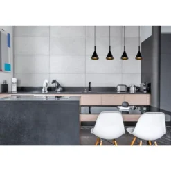 Lucide GIPSY Hanglamp 4x E27 Zwart Beton