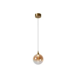 Lucide GISELA Hanglamp-Amber-Ø16-LED-3,6W-2700K-Glas