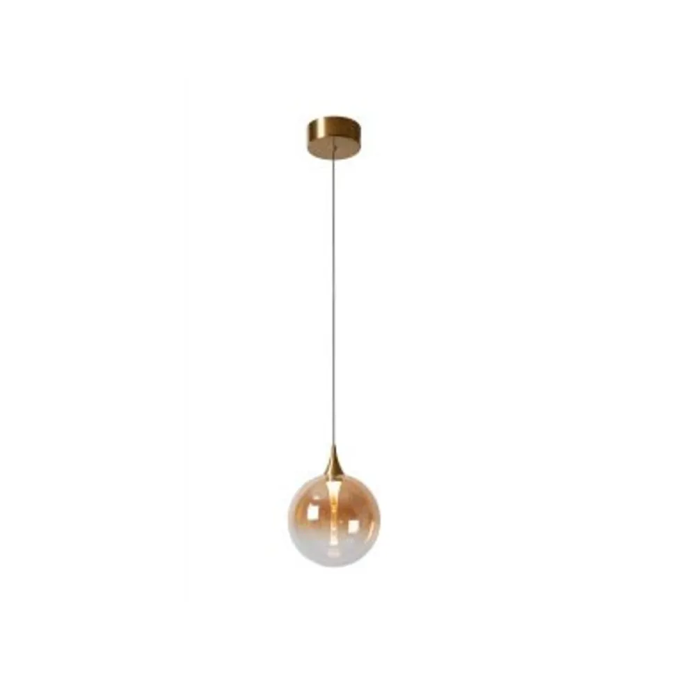 Lucide GISELA Hanglamp-Amber-Ø16-LED-3,6W-2700K-Glas