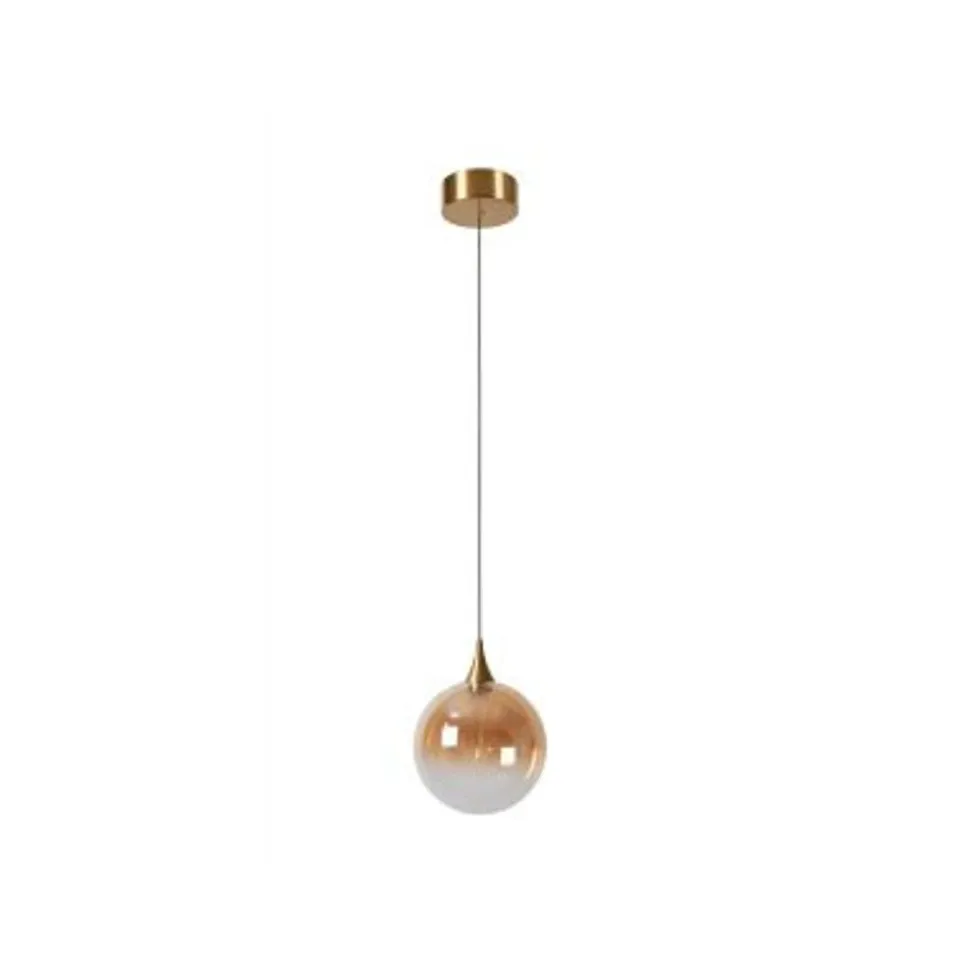 Lucide GISELA Hanglamp-Amber-Ø16-LED-3,6W-2700K-Glas