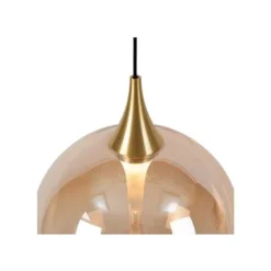 Lucide GISELA Hanglamp-Amber-Ø56-LED Dimb.-3,6W-2700K