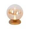 Lucide GISELA Tafellamp-Amber-Ø16-LED-4W-2700K-Glas