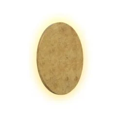 Lucide GLIMPSE - Wandlamp - Ø 22 cm - LED - 1x5W 3000K - Mat Goud / Messing