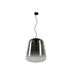 Lucide GLORIO Hanglamp-Zwart-Ø45-1xE27-60W-Glas