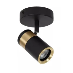 Lucide GORIK - Wandspot / Wandlamp - 1xGU10 - Zwart