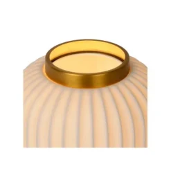 Lucide GOSSE - Tafellamp - Ø 19,5 cm - 1xE14 - Wit