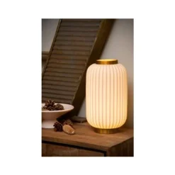 Lucide GOSSE - Tafellamp - Ø 19,7 cm - 1xE14 - Wit