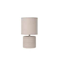 Lucide GREASBY - Tafellamp - Ø 14 cm - 1xE14 - Beige Lucide