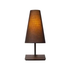 Lucide GREGORY Bedlamp-Zwart-1xE27-60W-Met USB oplaadpunt