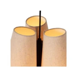 Lucide GREGORY Hanglamp-Beige-Ø34,3-3xE27-60W-Staal