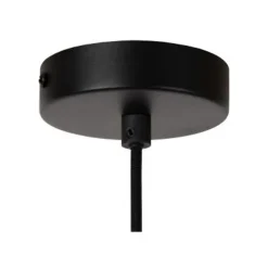 Lucide GREGORY Hanglamp-Zwart-Ø34,3-3xE27-60W-Staal