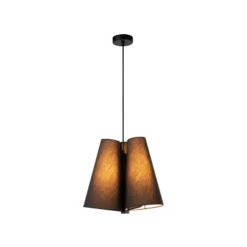 Lucide GREGORY Hanglamp-Zwart-Ø34,3-3xE27-60W-Staal