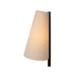 Lucide GREGORY Tafellamp-Beige-1xE27-60W-Staal