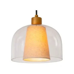Lucide GUNHILD Hanglamp-Transp.-3xE27-60W-Glas