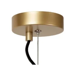 Lucide HANNELOR. Hanglamp-Mat Go.-Ø40-1xE27-40W-Metaal