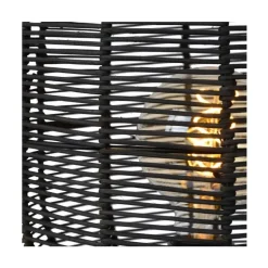 Lucide HERMINE - Table lamp - Ø 30 cm - 1xE27 - Black